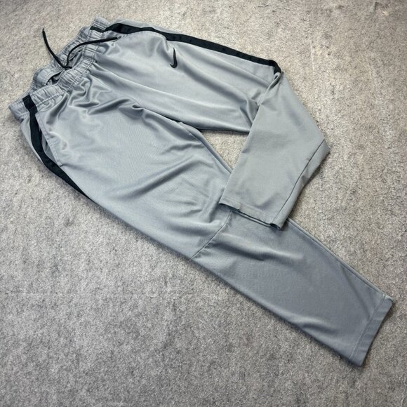 Nike Epic Training Track Pants Men L Gray 29" Knit Lightweight 800183 b071 - Picture 1 of 16